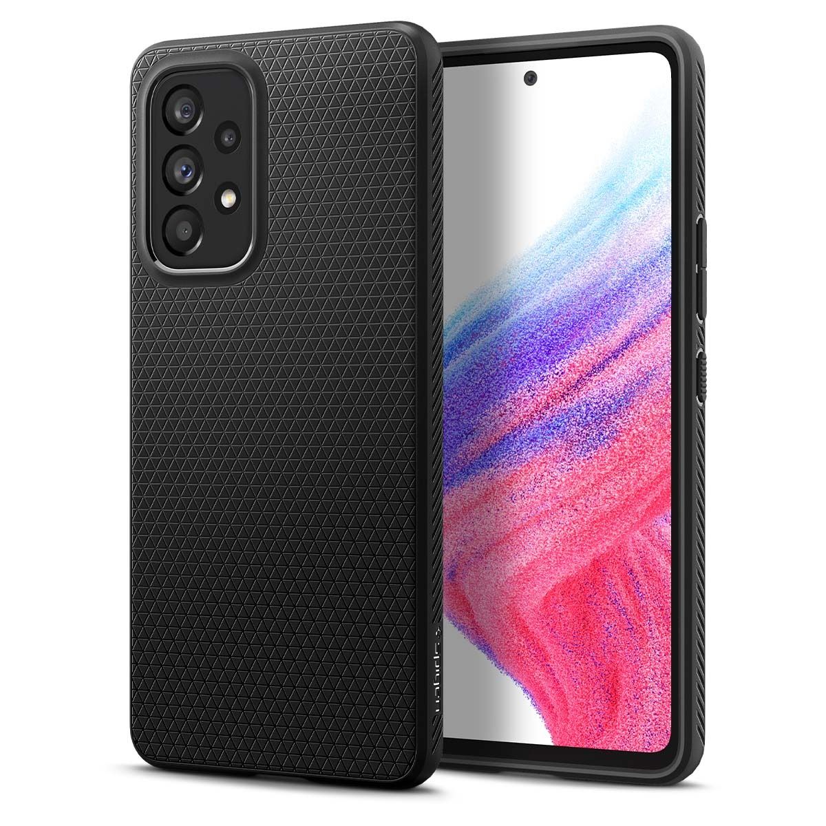 

Чехол Spigen для Galaxy A53 5G - Liquid Air - Черный - ACS04258, Liquid Air