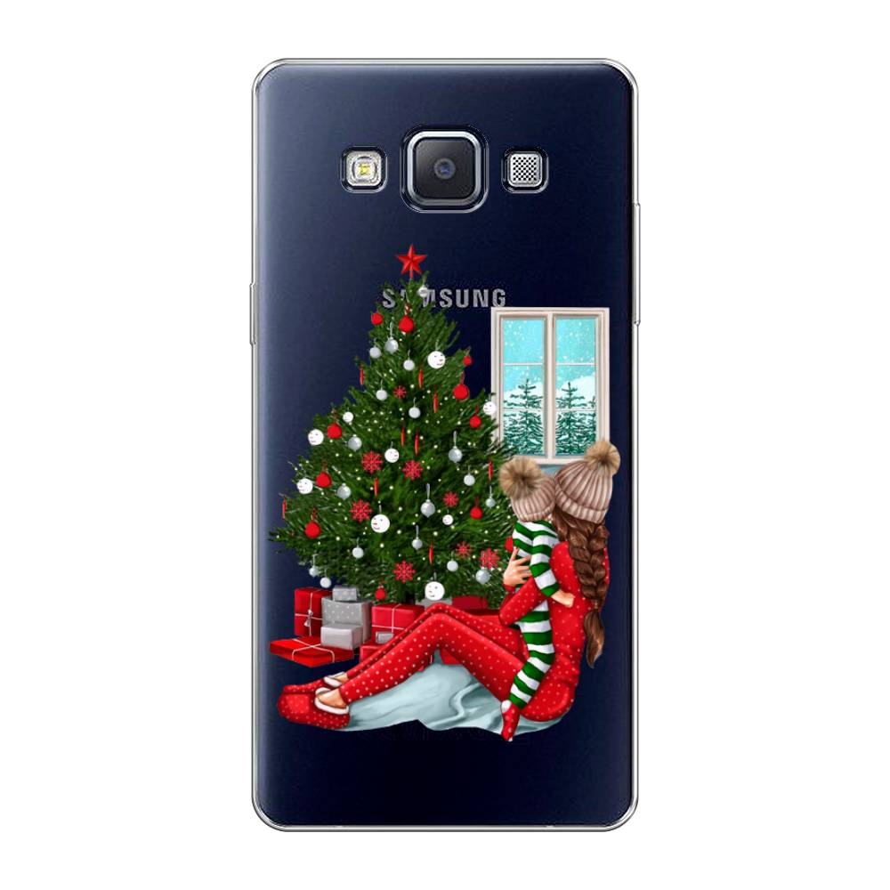 

Чехол на Samsung Galaxy A5 "Новый год с мамой", Красный;зеленый;голубой, 20450-6