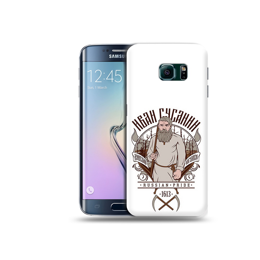 

Чехол MyPads Tocco для Samsung Galaxy S6 Edge Иван Сусанин, Прозрачный, Tocco