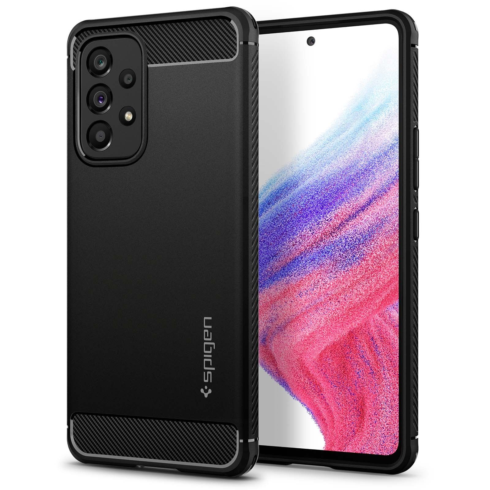 

Чехол Spigen для Galaxy A53 5G - Rugged Armor - Черный - ACS04159, Rugged Armor