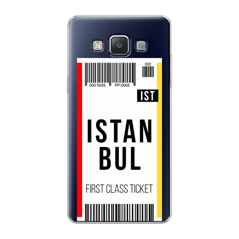 

Чехол на Samsung Galaxy A5 "Билет в Стамбул", Белый;черный;красный, 20450-6