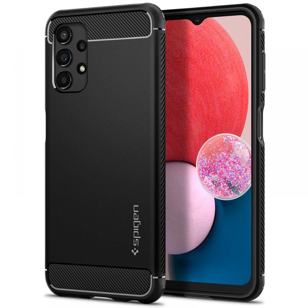 

Чехол Spigen для Galaxy A13 4G - Rugged Armor - Черный - ACS04157, Rugged Armor