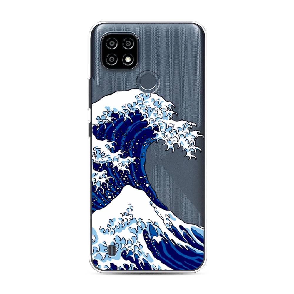 

Чехол Awog на Realme C25Y "Волна в Канагаве", Разноцветный, 2510950-4