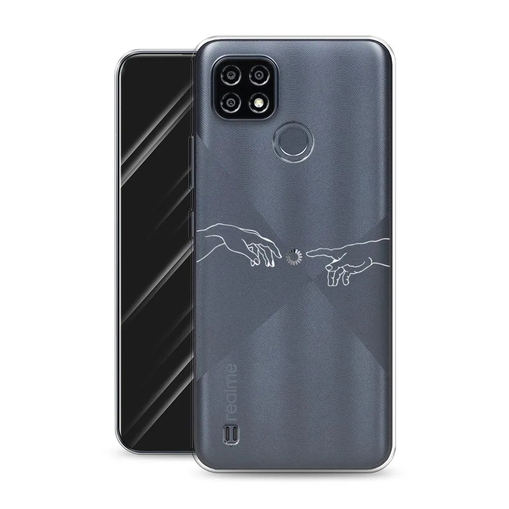 

Чехол Awog на Realme C25Y "Загрузка творения", Белый;прозрачный, 2510950-10