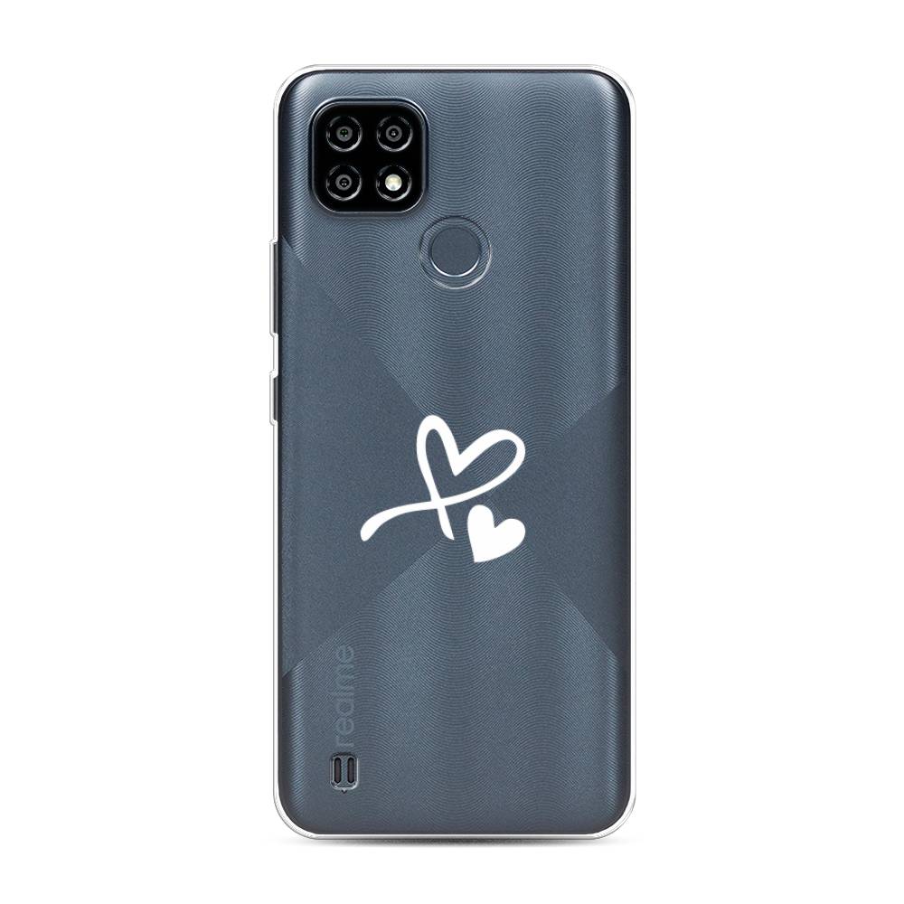 

Чехол Awog на Realme C25Y "Сердечко минимализм", Белый;прозрачный, 2510950-6