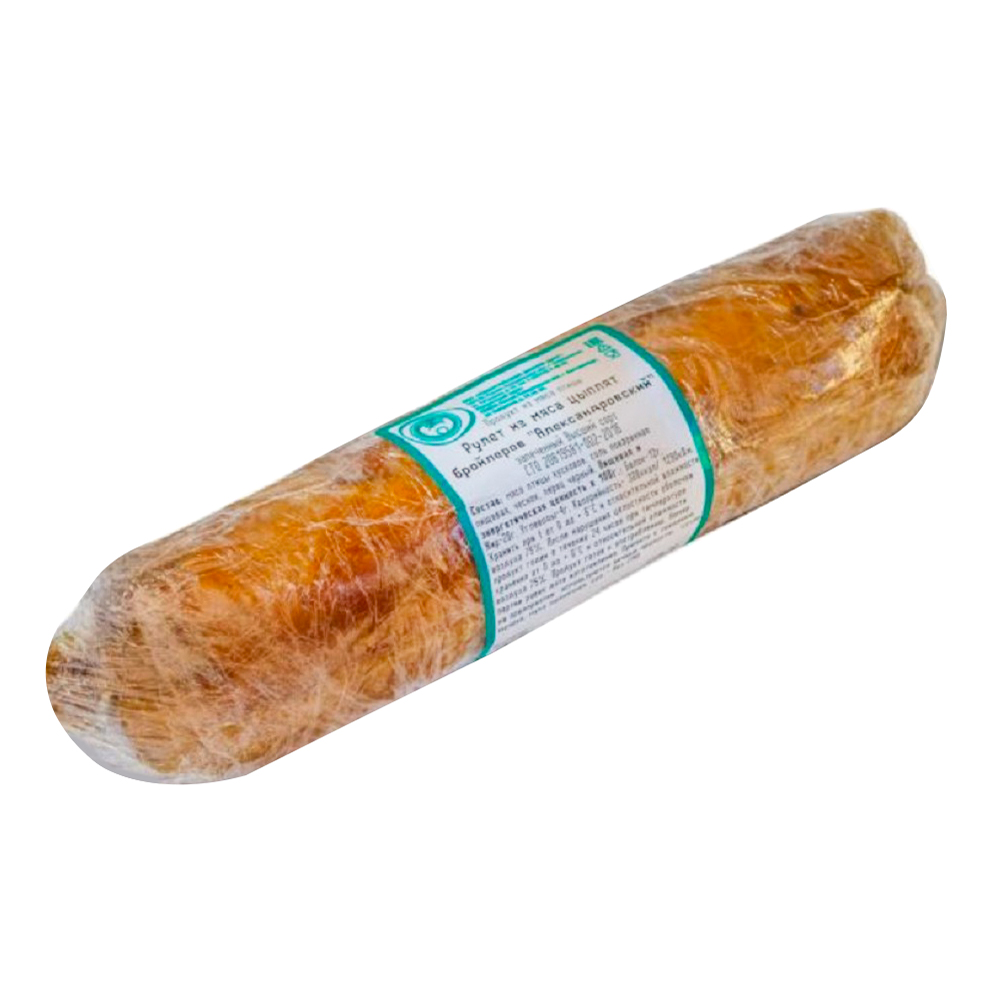 

Рулет варено-копченый Новоуральский мясной двор Куриный 400 г
