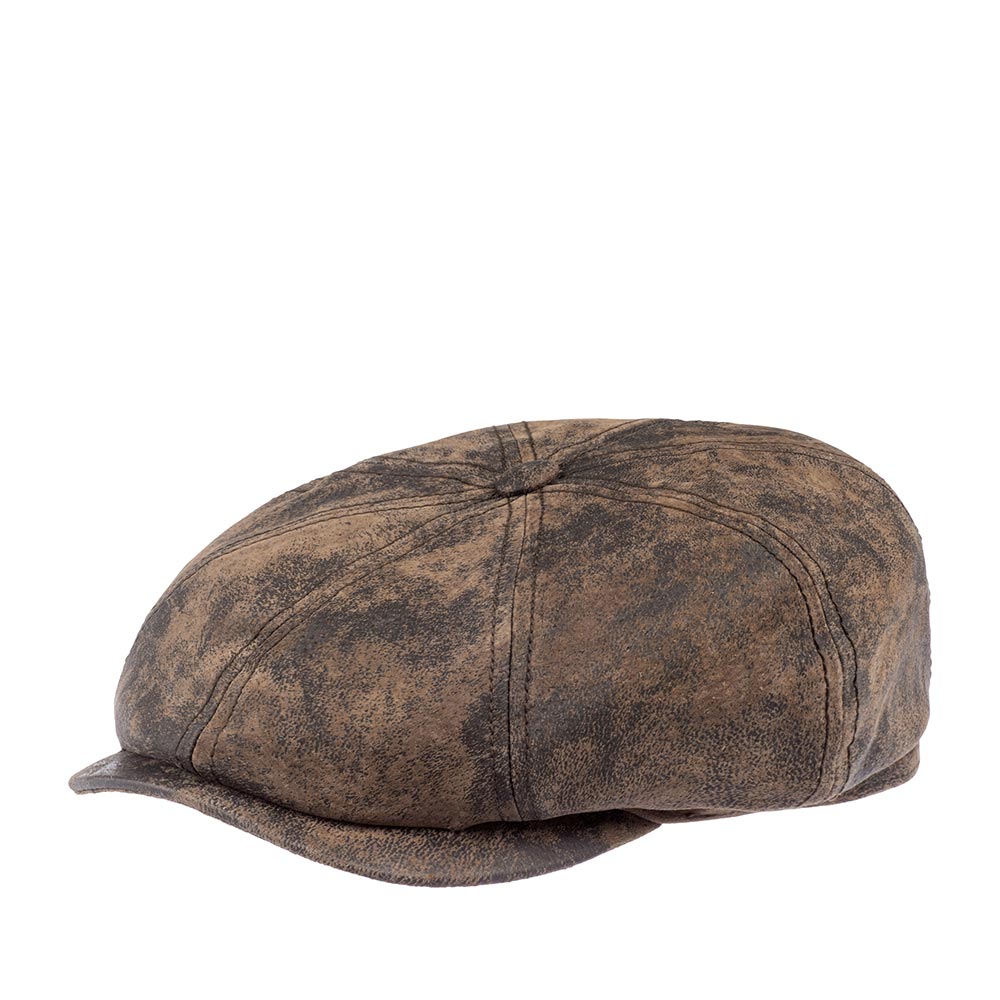 

Кепка восьмиклинка унисекс Stetson 6847102 HATTERAS PIGSKIN темно-коричневая, р, Коричневый, 6847102 HATTERAS PIGSKIN