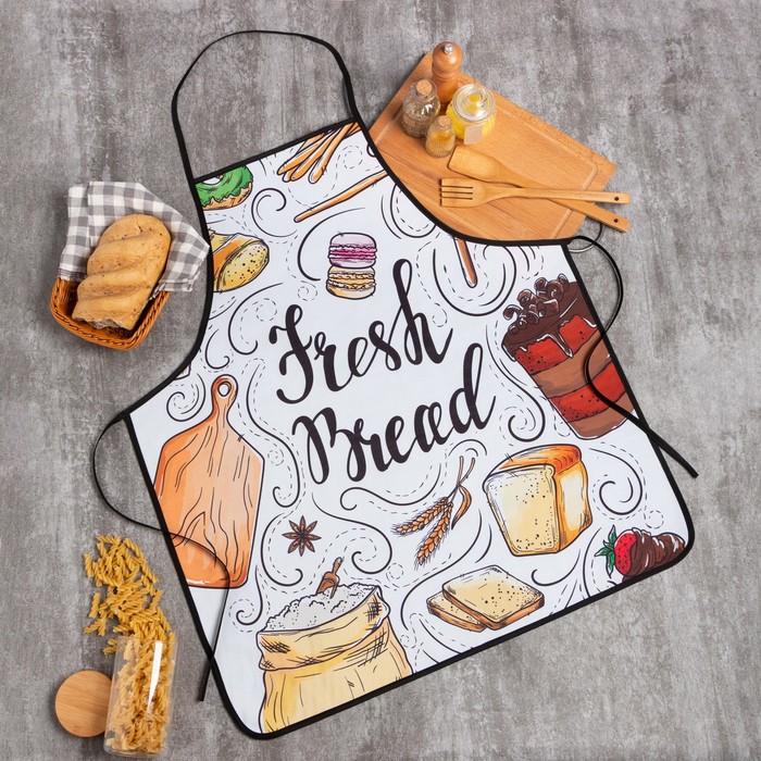 

Фартук Этель "Fresh bread", 70*68 см, 100% п/э, Tasty food