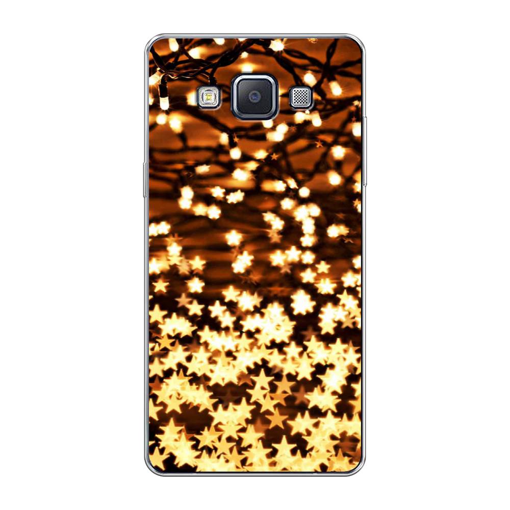 

Чехол на Samsung Galaxy A5 "Новогодняя гирлянда", Золотистый, 20450-5