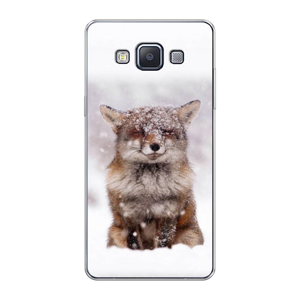 

Чехол на Samsung Galaxy A5 "Зимняя лиса", Белый;серый;коричневый, 20450-1
