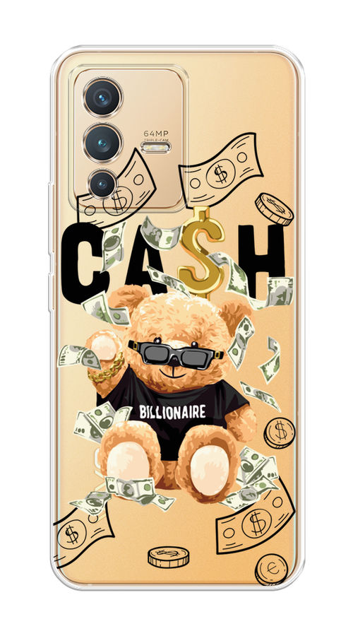 

Чехол на Vivo V23 "Big cash", Черный;серый;бежевый, 266050-6