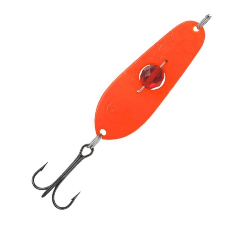 

Блесна Kuusamo Rasanen 50/14 (бусинка) FR/B, UV, Красный