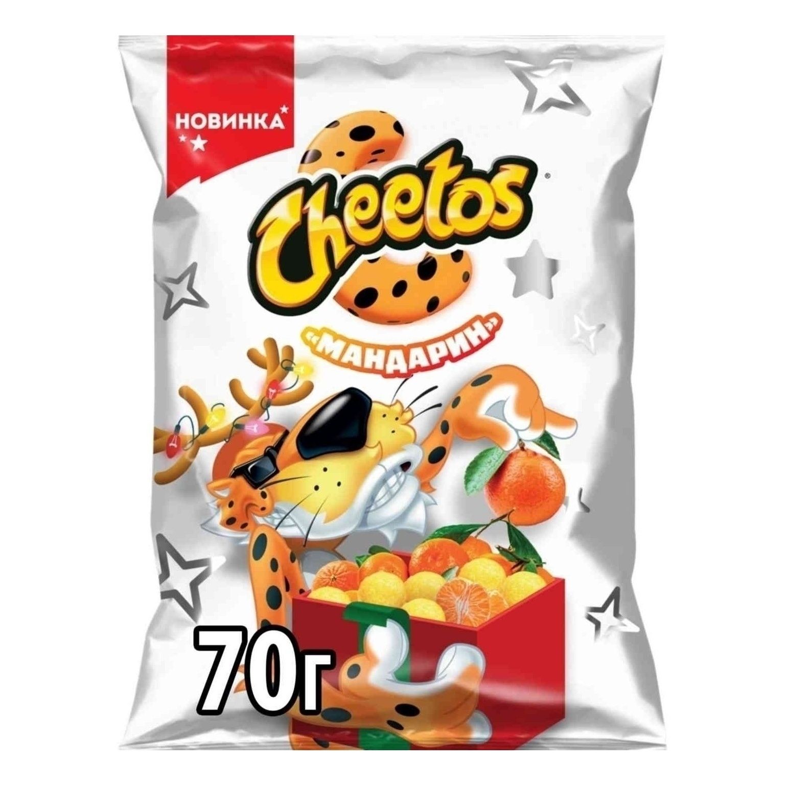 Снеки кукурузные Cheetos мандарин 70 г 104₽