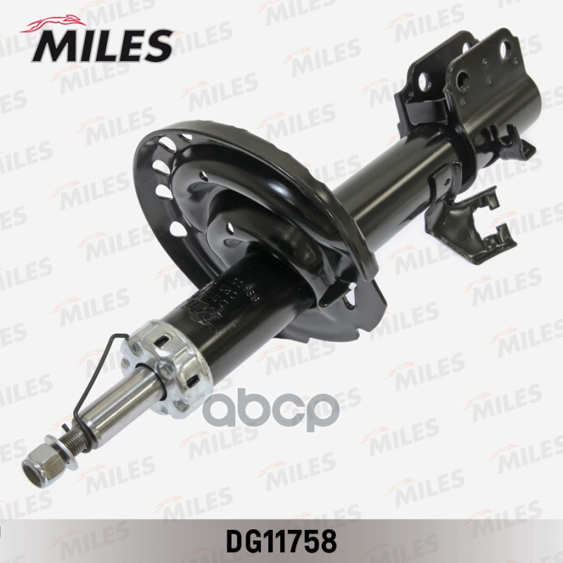 фото Амортизатор miles dg11758 nissan micra iii k12 03- пер.лев.газ. miles арт. dg11758