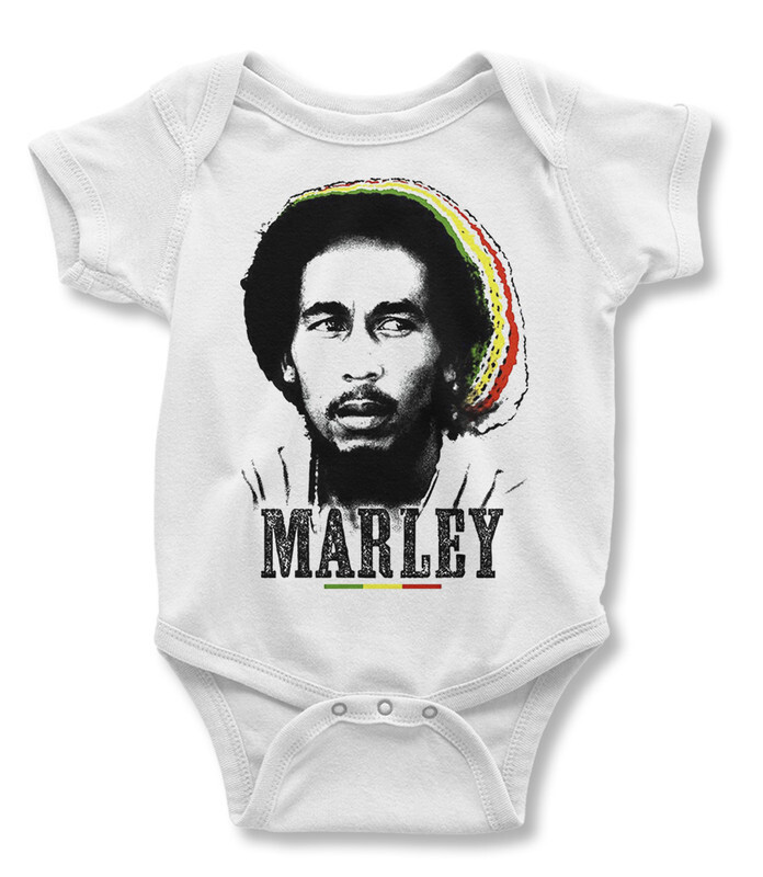 

Боди детское WILD CHILD Боб Марли / Bob Marley, цв.белый р.56, Боб Марли / Bob Marley