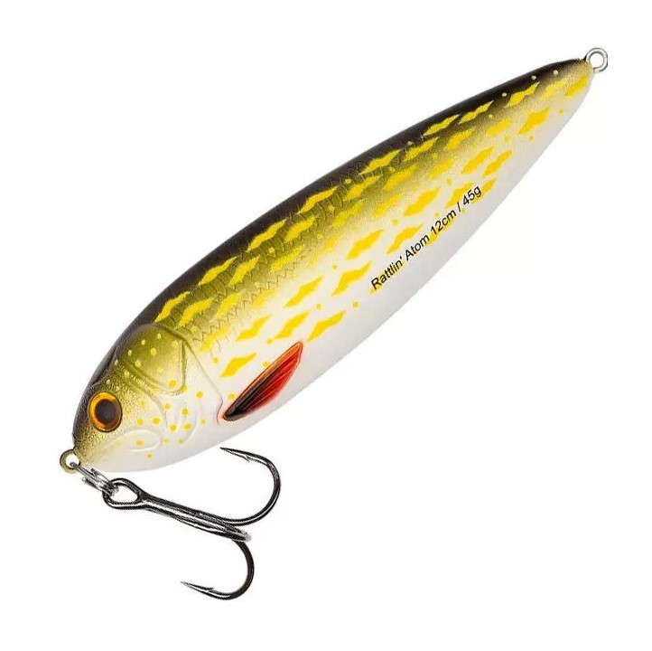 Блесна колеблющаяся Abu Garcia Beast Rattlin Atom 12cm Pike