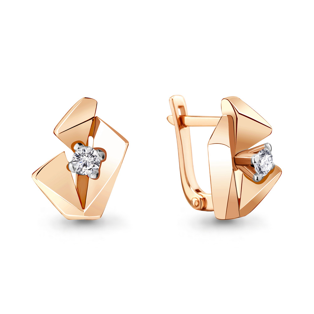

Серьги из серебра с фианитом Aquamarine Aquamarine 48900А_925_з, 48900А_925_з