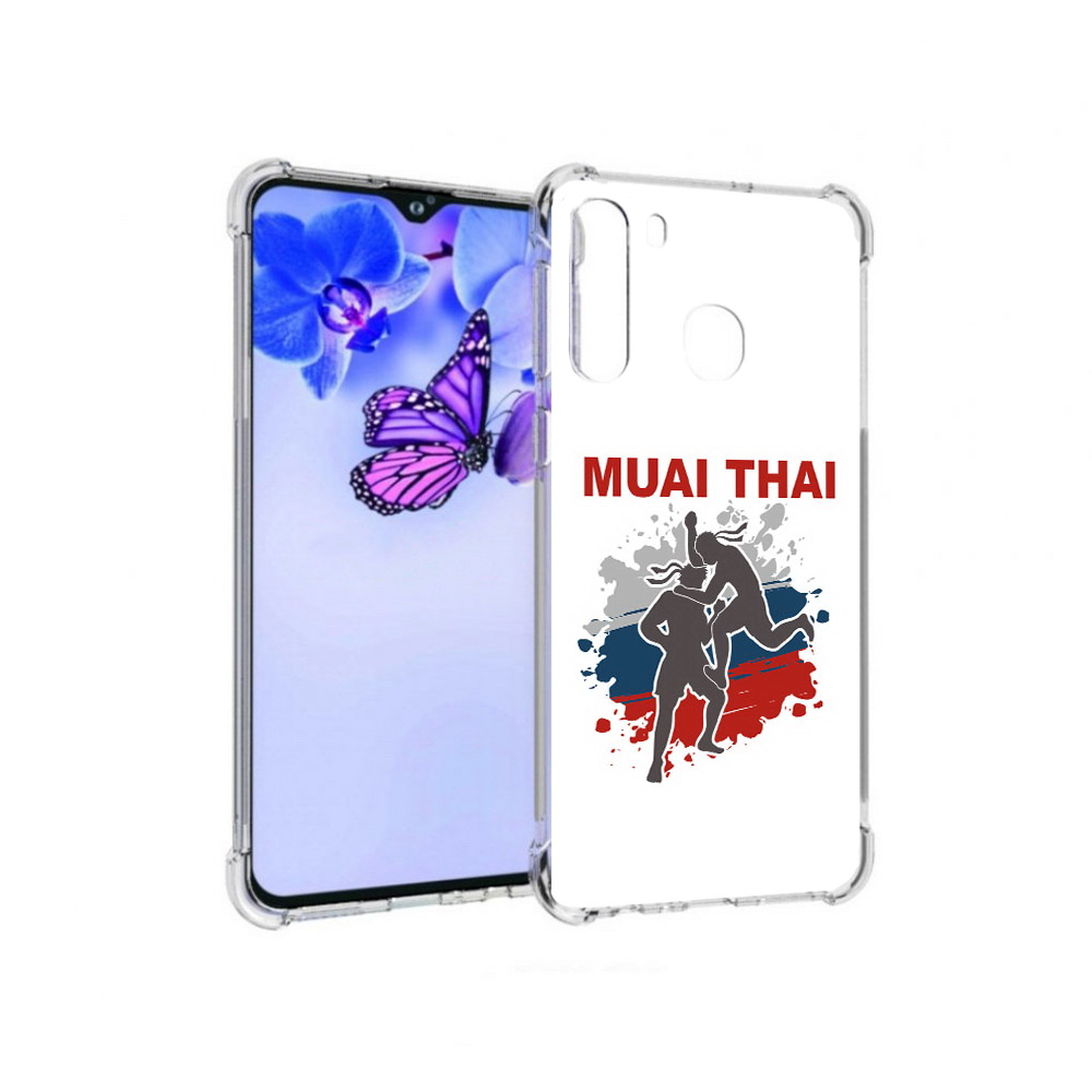 

Чехол MyPads Tocco для Samsung Galaxy A21 Муайтай (PT226904.547.123), Прозрачный, Tocco