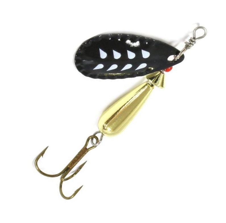 

Блесна вращающаяся Abu Garcia Droppen 12g Zebra, Черный
