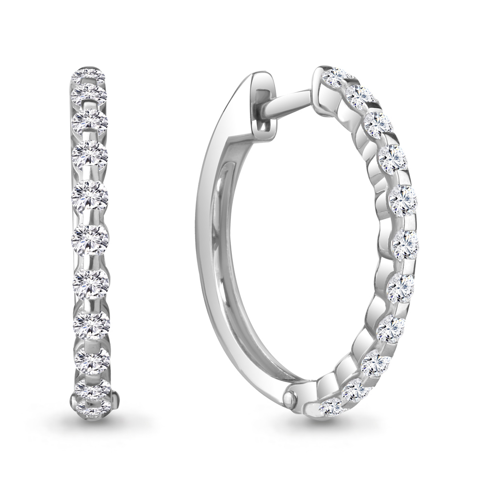 

Серьги из серебра с фианитом Aquamarine Aquamarine 48888А_925_р, 48888А_925_р