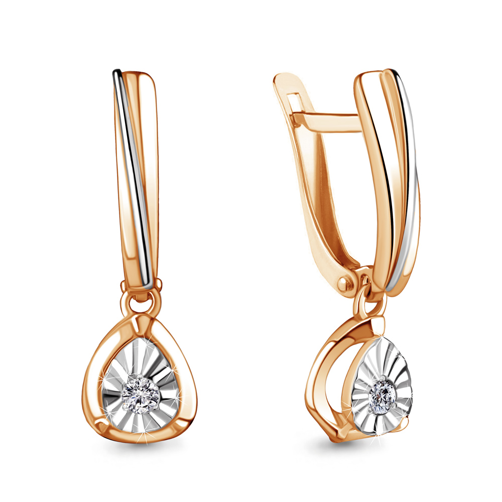 

Серьги из серебра с фианитом Aquamarine Aquamarine 48885_925_з, 48885_925_з