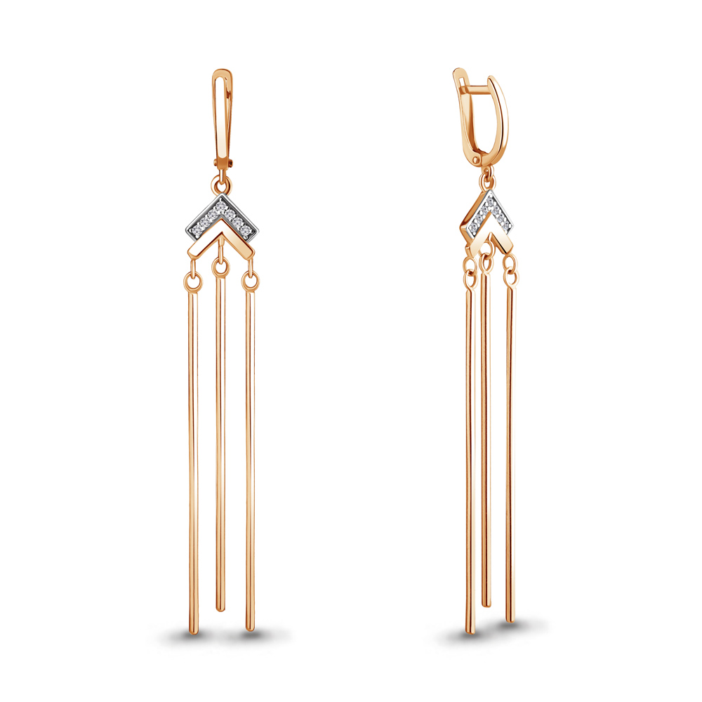 

Серьги из серебра с фианитом Aquamarine Aquamarine 48880А_925_з, 48880А_925_з