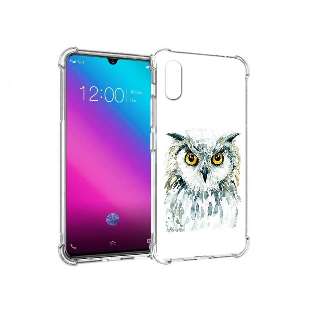 

Чехол MyPads Tocco для Vivo V11 Серьезная сова (PT117900.427.156), Прозрачный, Tocco