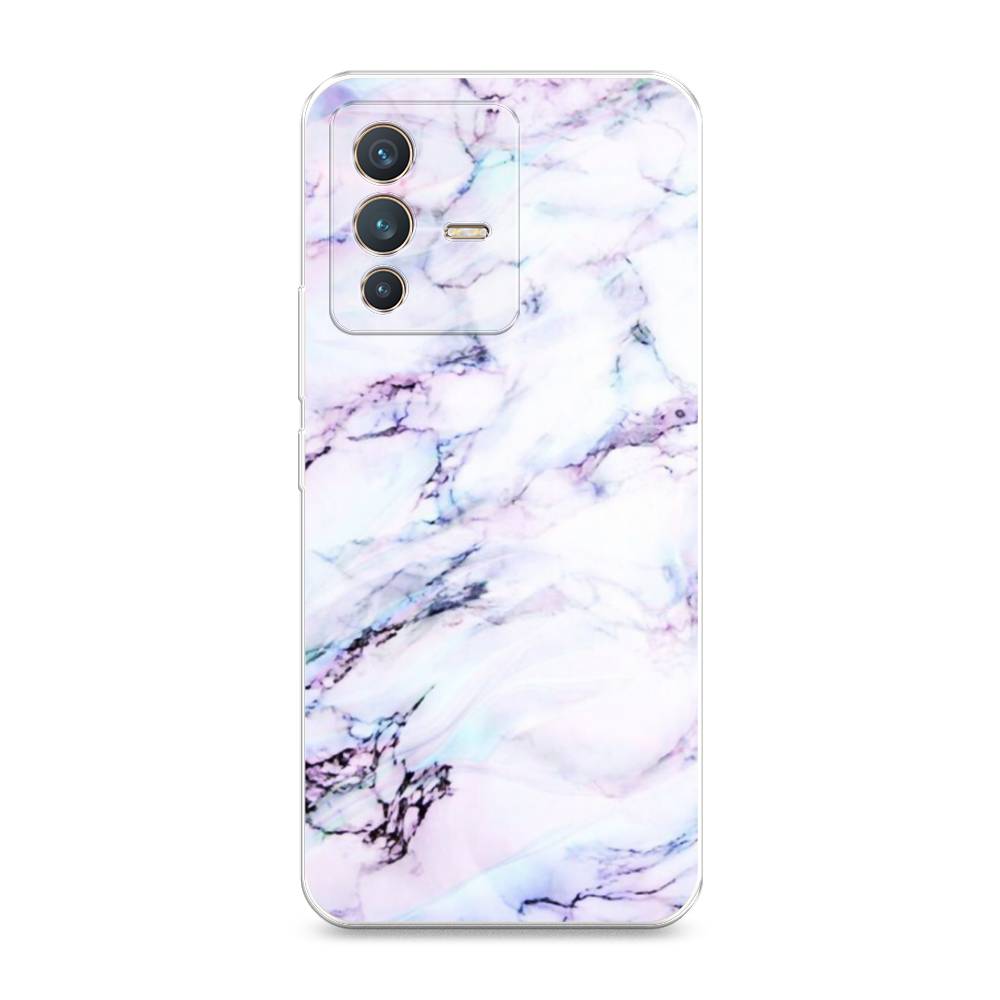 

Чехол на Vivo V23 "Радужный мрамор", Серый;фиолетовый, 266050-3