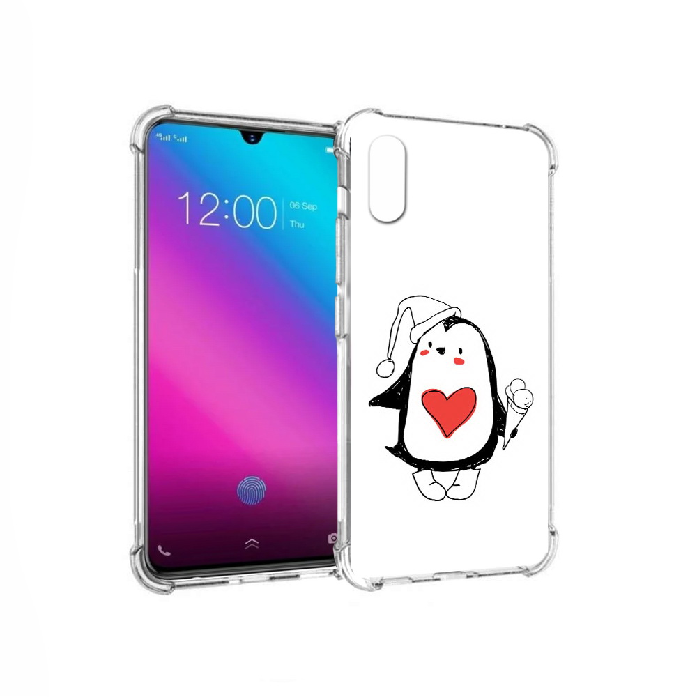 

Чехол MyPads Tocco для Vivo V11 Пингвин с мороженым (PT117900.427.135), Прозрачный, Tocco