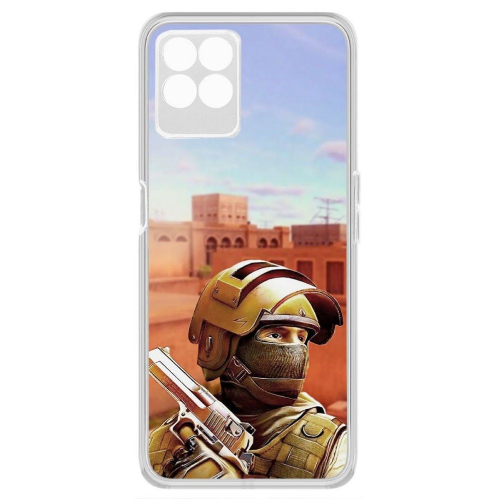 

Чехол-накладка Krutoff Standoff 2 - Спец для Realme 8i