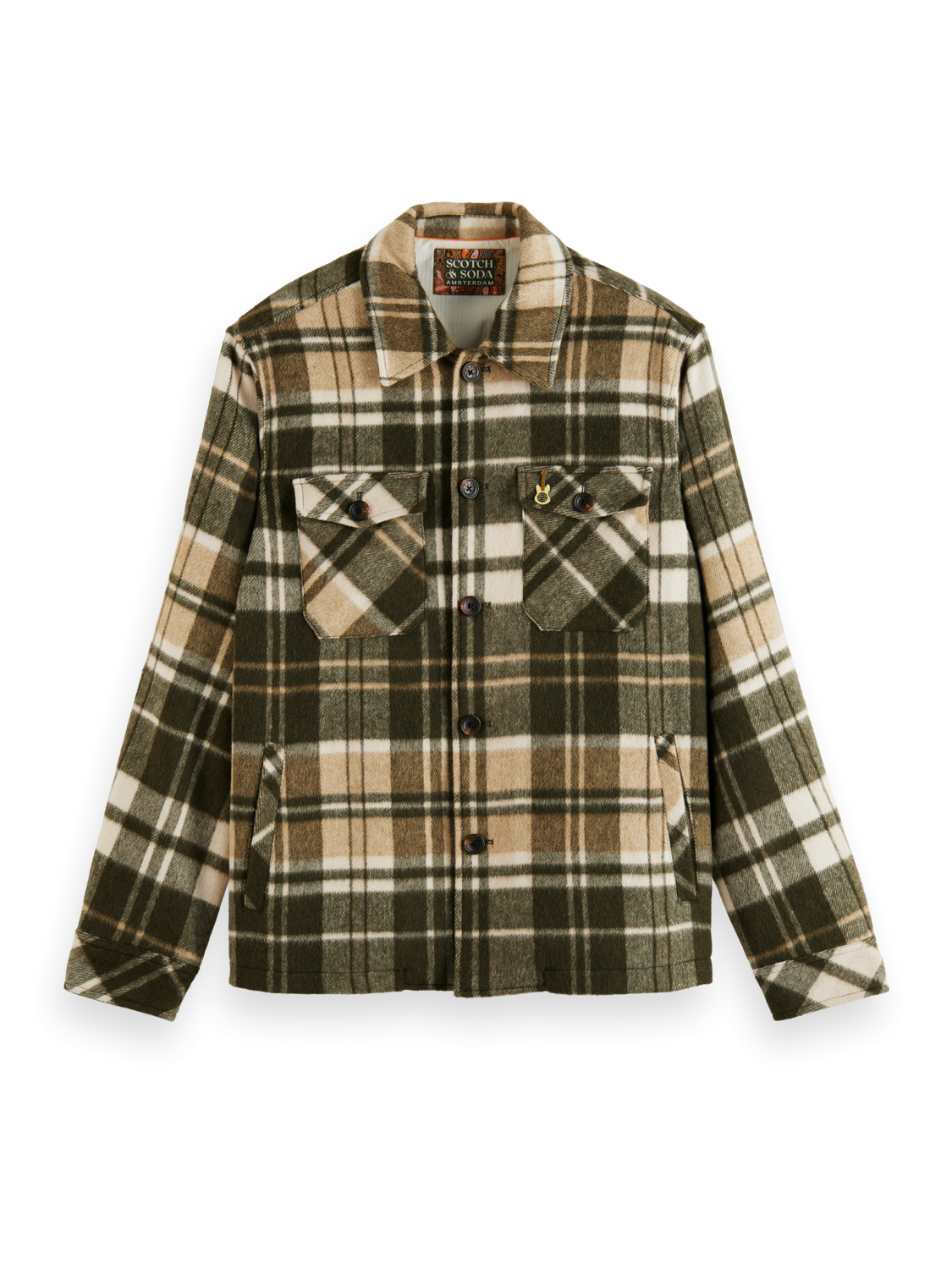 Куртка мужская Scotch & Soda 174111/6481 зеленая XXL