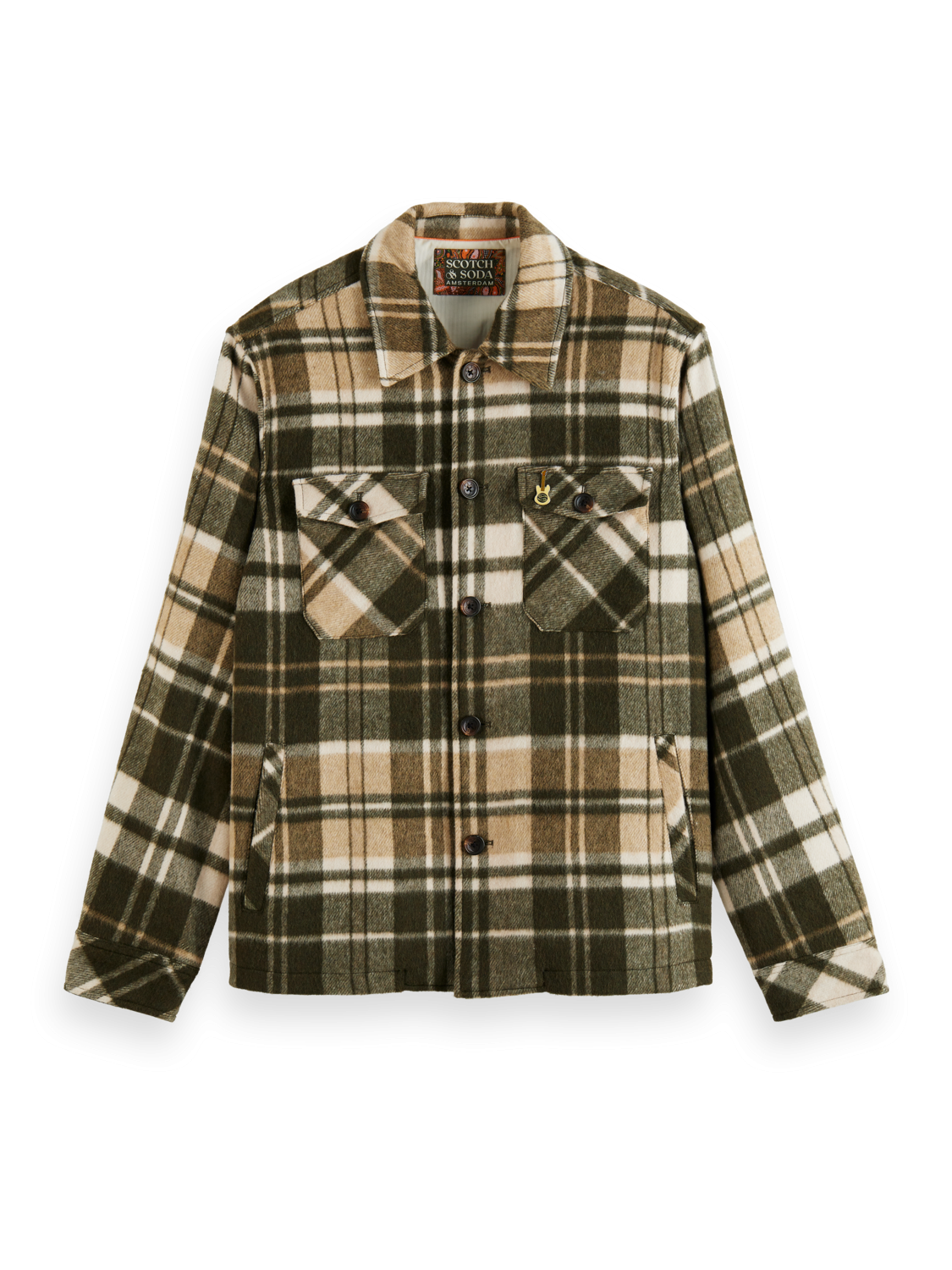 Куртка мужская Scotch & Soda 174111/6481 зеленая XL