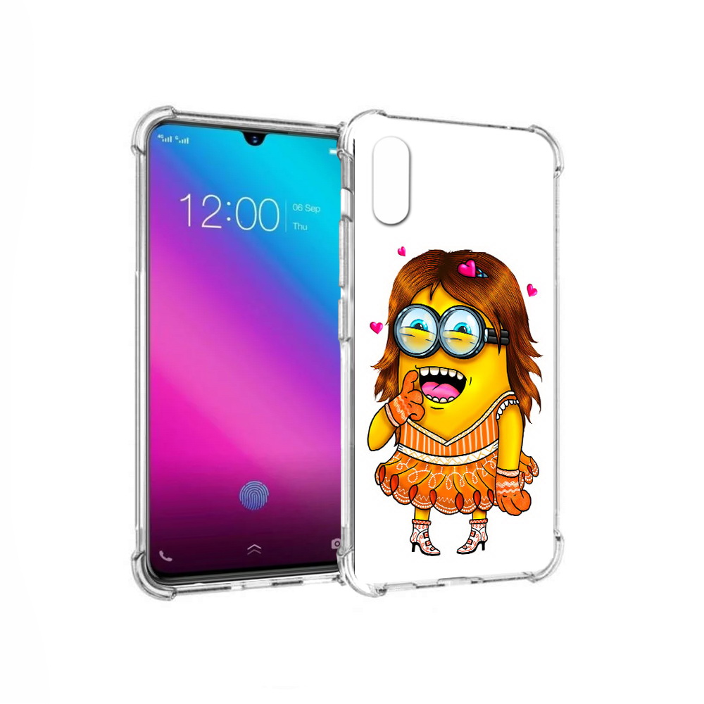 

Чехол MyPads Tocco для Vivo V11 Миньон девочка (PT117900.427.116), Прозрачный, Tocco