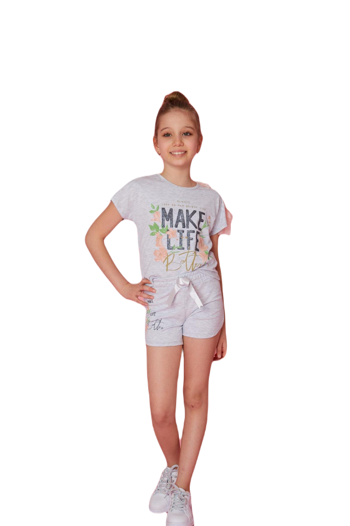 

Шорты Little Star Girls р. 128-134 Светло-Серый, 1636-YX (доставка из-за рубежа), 1636-YX