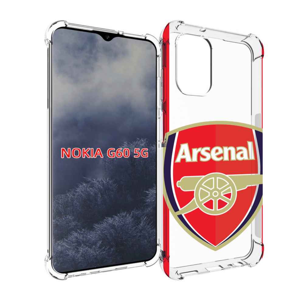 

Чехол MyPads фк арсенал лондон мужской для Nokia G60 5G, Прозрачный, Tocco