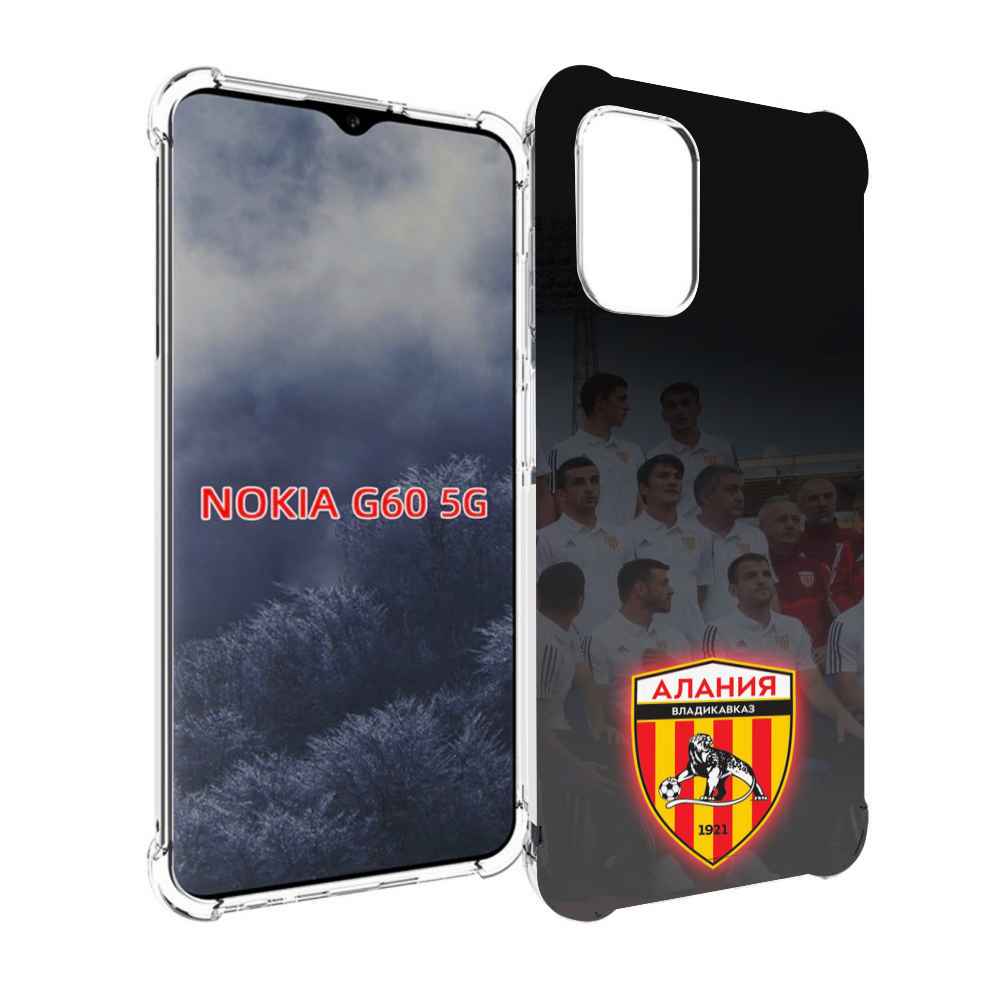 

Чехол MyPads фк алания владикавказ мужской для Nokia G60 5G, Прозрачный, Tocco