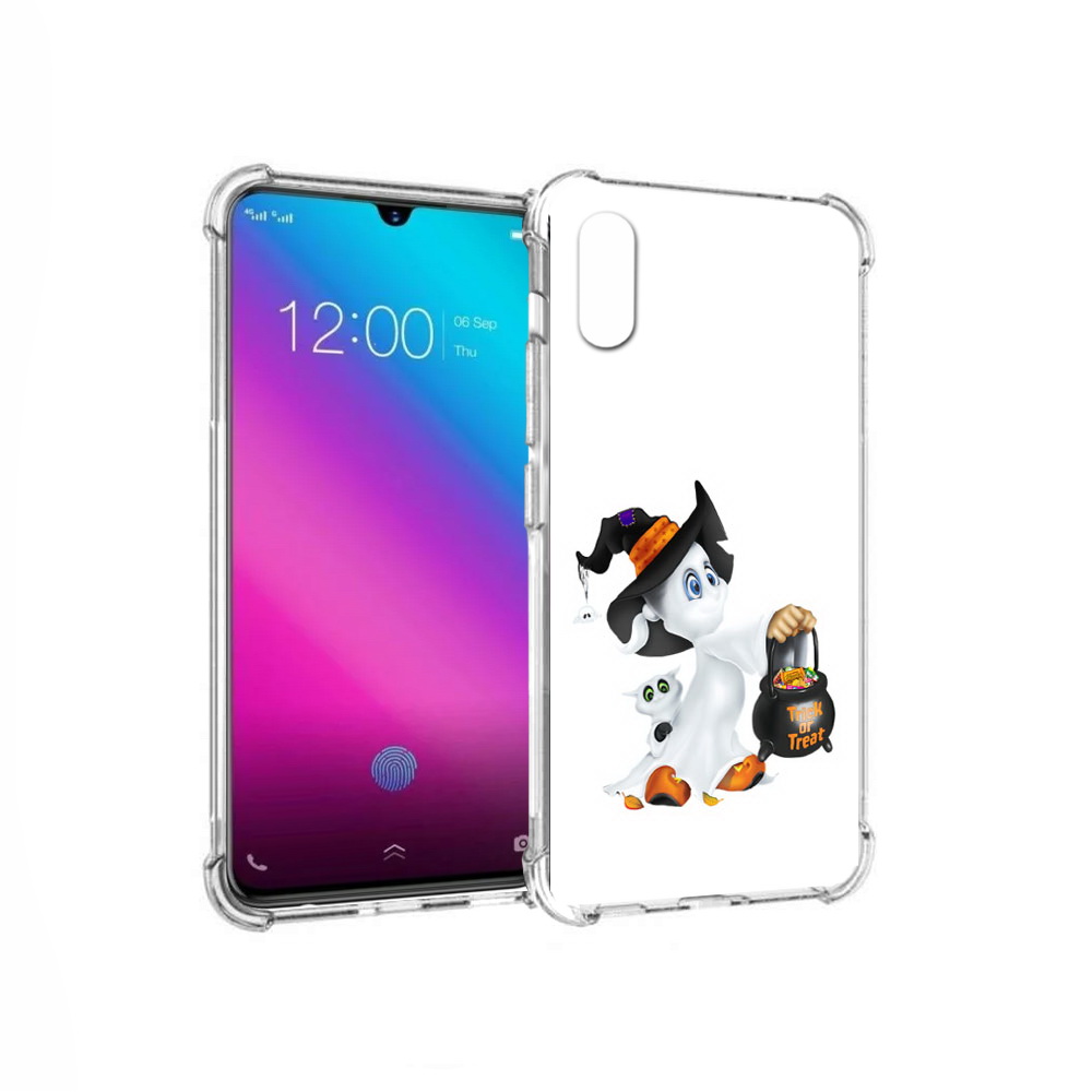 

Чехол MyPads Tocco для Vivo V11 Маленький призрак (PT117900.427.113), Прозрачный, Tocco