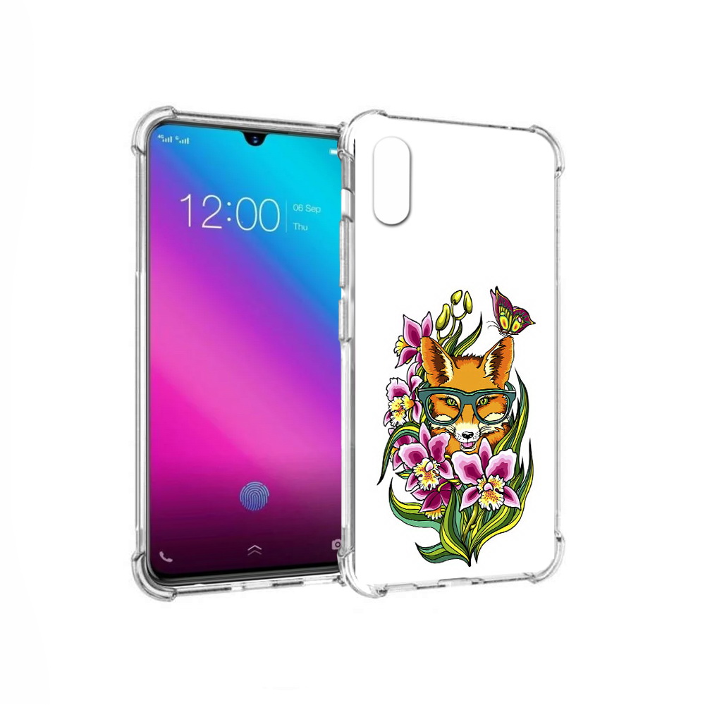 

Чехол MyPads Tocco для Vivo V11 Лиса в цветах (PT117900.427.108), Прозрачный, Tocco