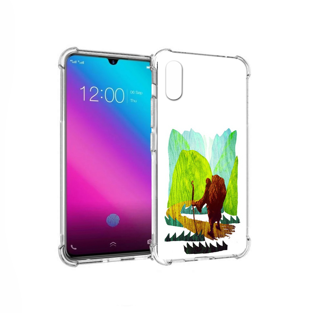 

Чехол MyPads Tocco для Vivo V11 Лесная тропа (PT117900.427.106), Прозрачный, Tocco
