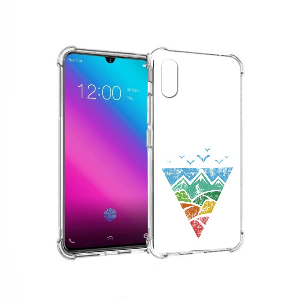 

Чехол MyPads Tocco для Vivo V11 Лес земля море чайки (PT117900.427.105), Прозрачный, Tocco