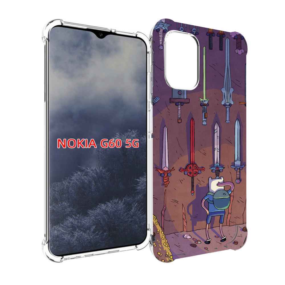 

Чехол MyPads фин ищет меч для Nokia G60 5G, Прозрачный, Tocco