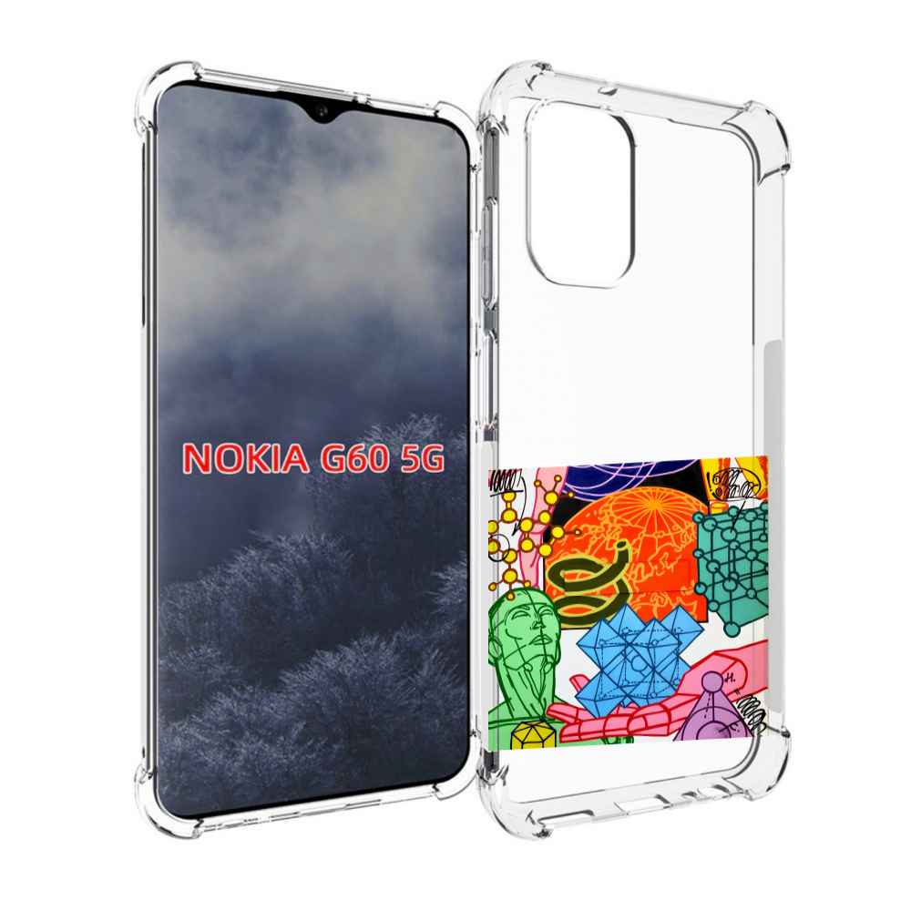 

Чехол MyPads физика-химия для Nokia G60 5G, Прозрачный, Tocco