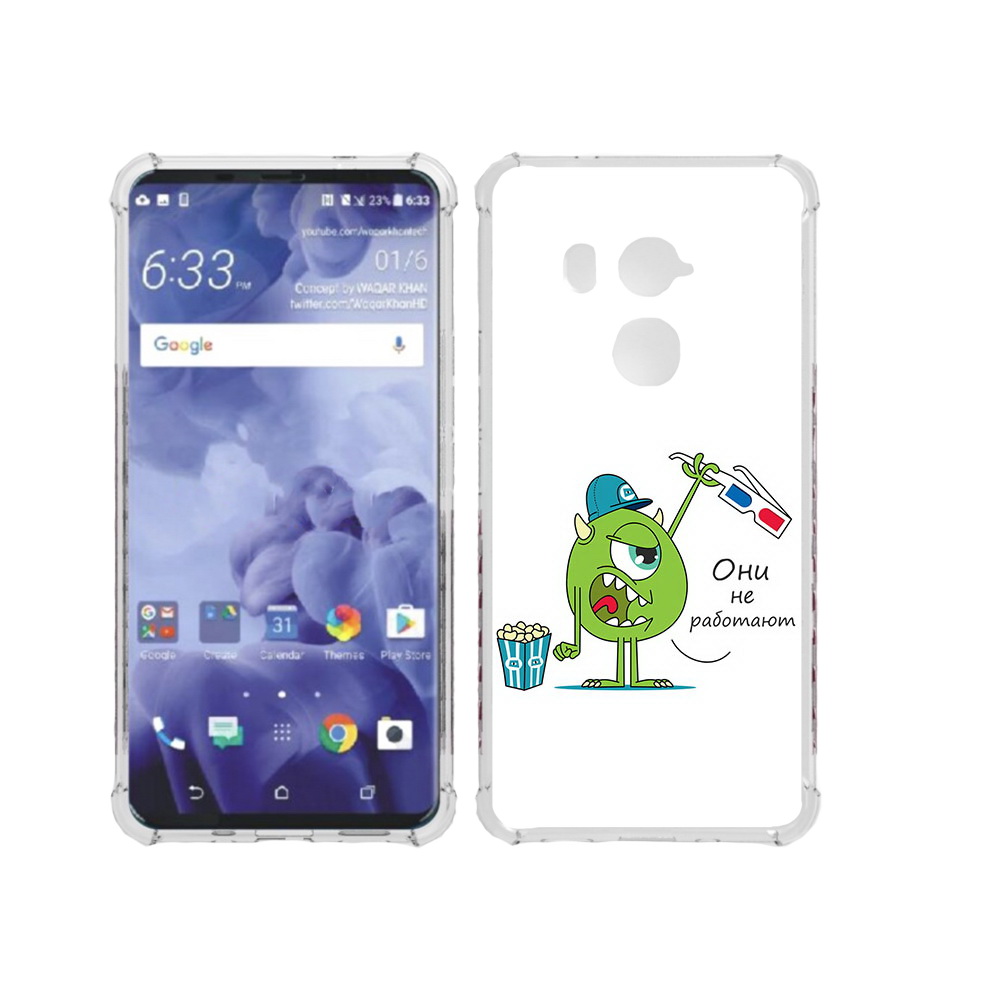

Чехол MyPads Tocco для HTC U11 Plus Очки не работают, Прозрачный, Tocco