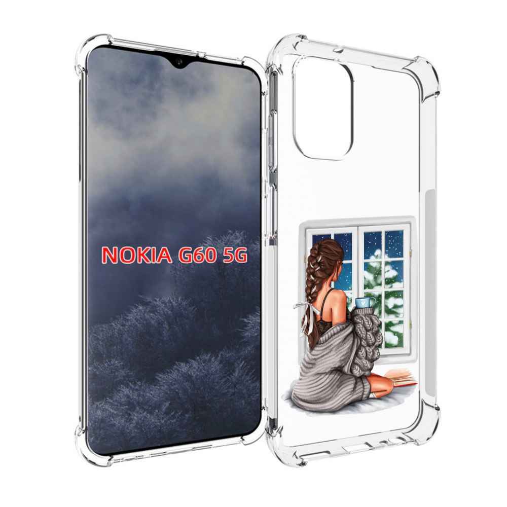 

Чехол MyPads уютное-зимнее-окно женский для Nokia G60 5G, Прозрачный, Tocco