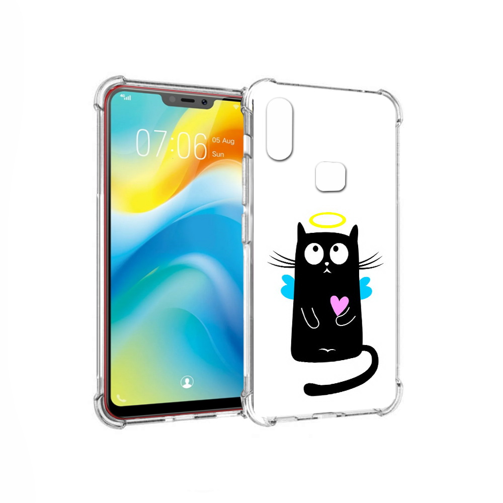 

Чехол MyPads Tocco для Vivo Y85 Кот ангелок (PT108269.426.96), Прозрачный, Tocco