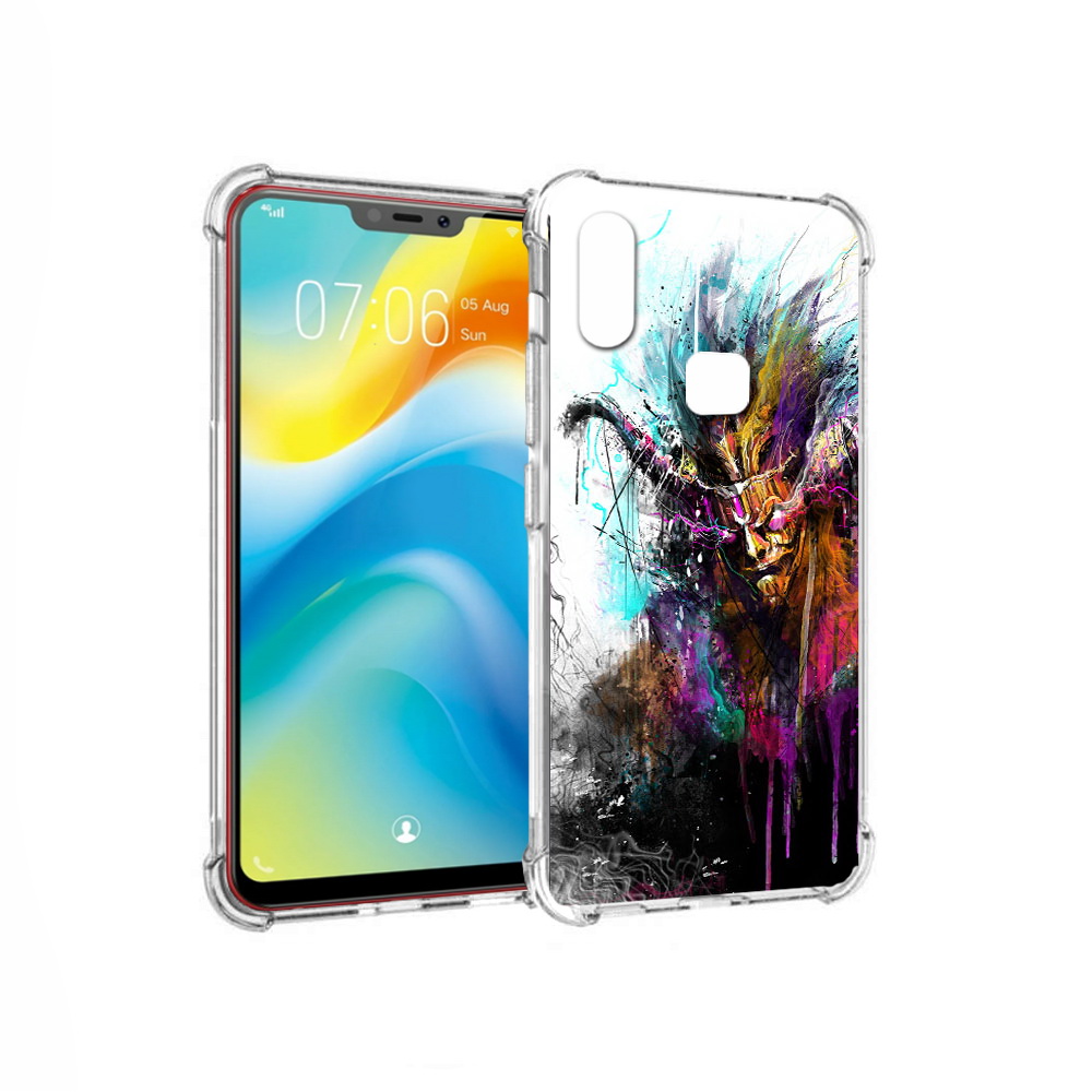 

Чехол MyPads Tocco для Vivo Y85 яркий дьявол (PT108269.426.709), Прозрачный, Tocco