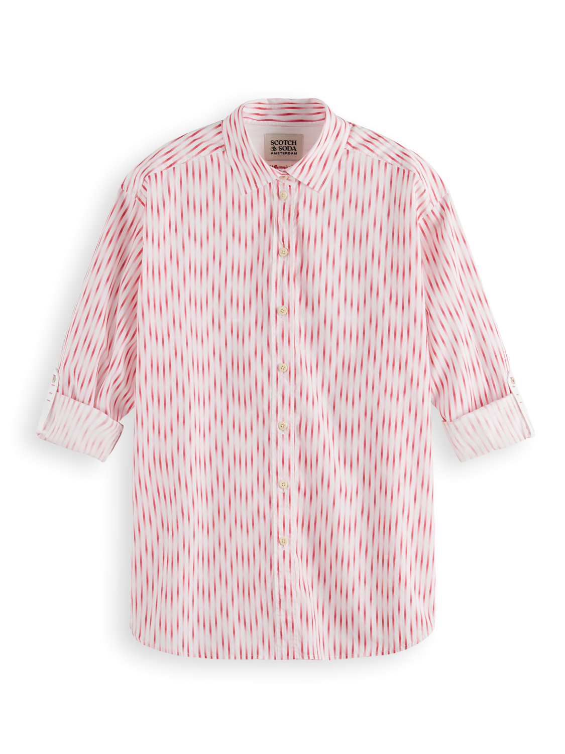 Рубашка женская Scotch & Soda 175012/6425 розовая 40
