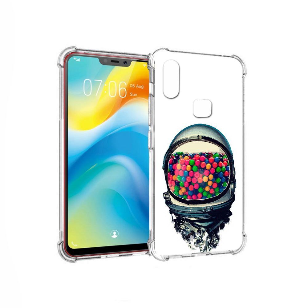

Чехол MyPads Tocco для Vivo Y85 шлем космонавта (PT108269.426.700), Прозрачный, Tocco
