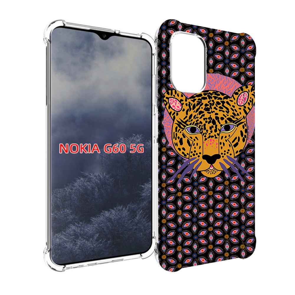

Чехол MyPads тигр-в-глазах для Nokia G60 5G, Прозрачный, Tocco
