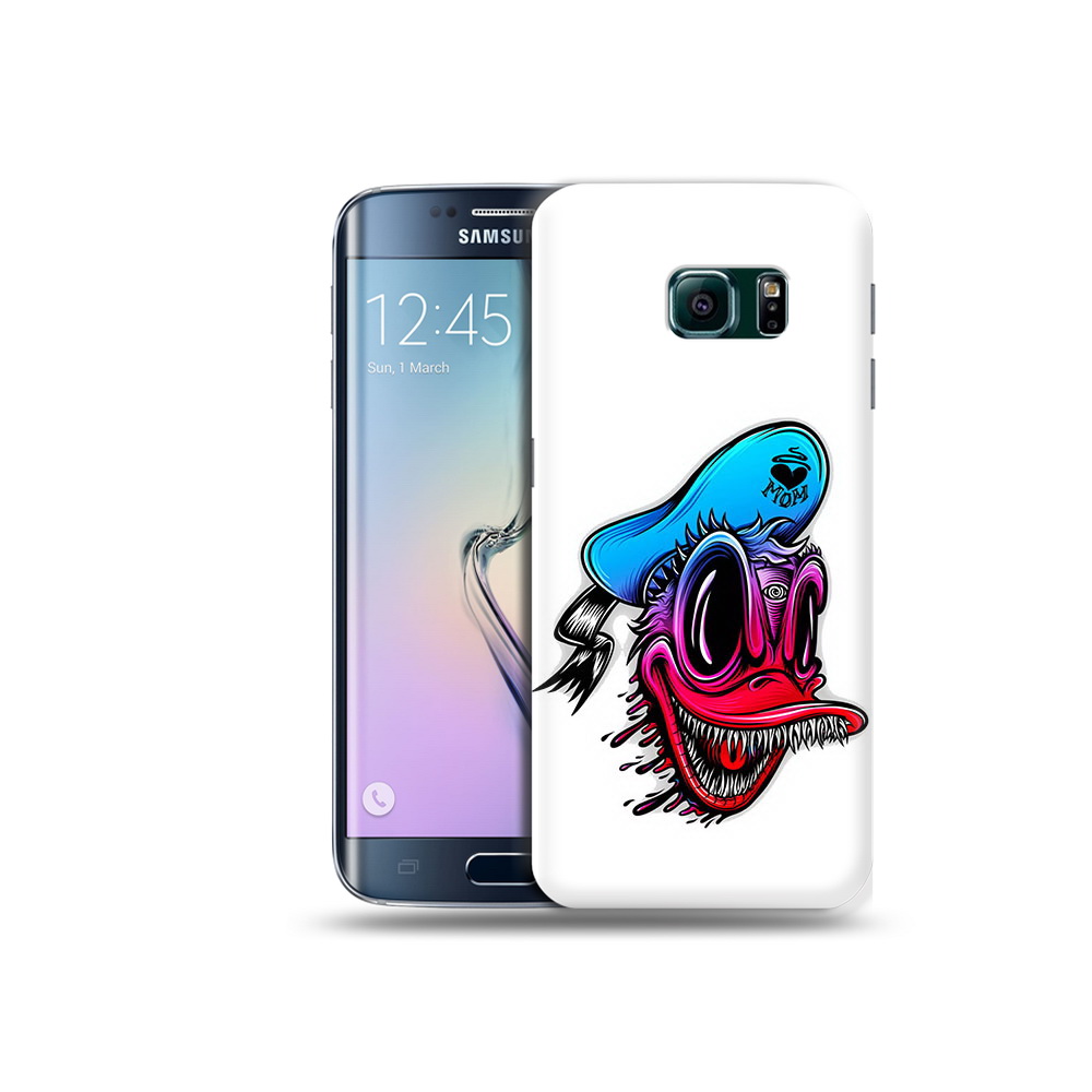 

Чехол MyPads Tocco для Samsung Galaxy S6 Edge Дональд, Прозрачный, Tocco